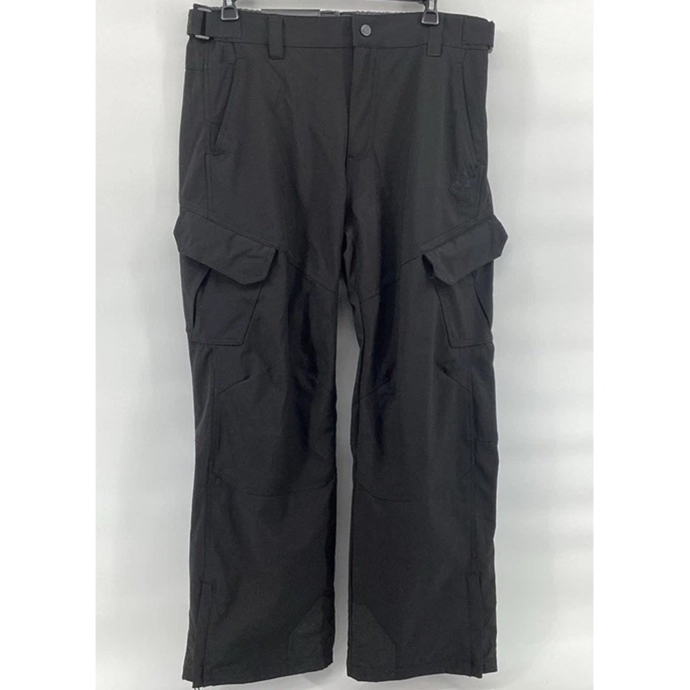 Gerry Men's Water Resistant Fleece Lined 4-Way Stretch Snow Pants, Black, XL